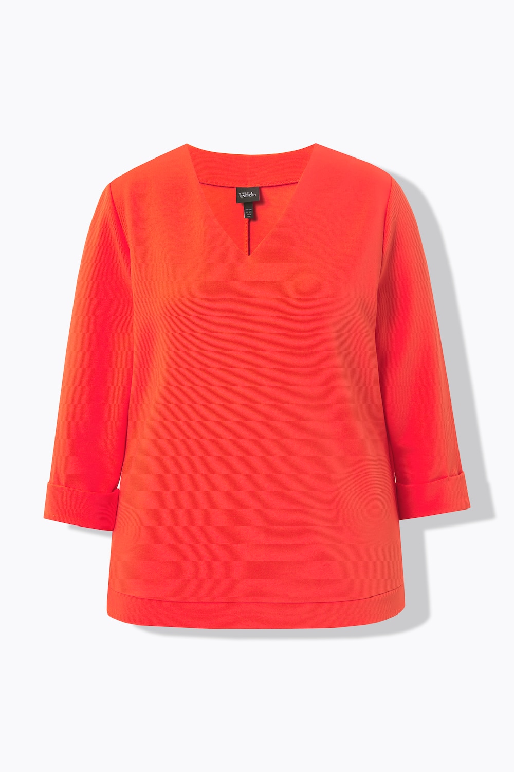 Stora storlekar Topp, Dam, röd, storlek: 42/44, Polyester, Ulla Popken