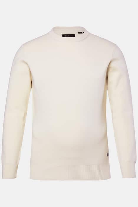 JP1880 Pullover, elastischer Strick, Rundhalsausschnitt, bis 7 XL