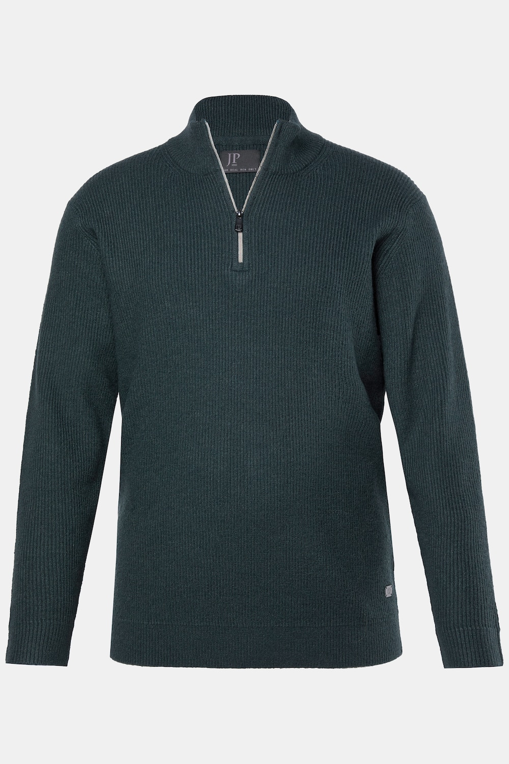 JP1880 Strick-Troyer, Rippstrick, Zippkragen, bis 7 XL