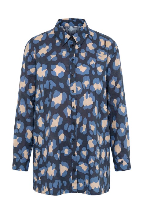 Halenka, leopardí vzor, límeček, dlouhé rukávy