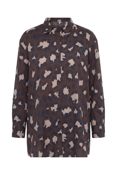 Halenka, leopardí vzor, límeček, dlouhé rukávy