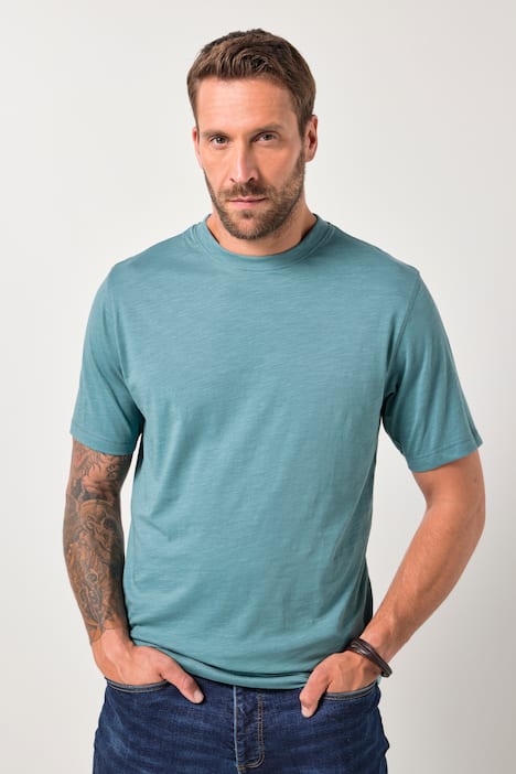 JP1880 T-shirt, korte mouwen, logo-badge, tot 8XL
