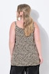 Top, A-line, mesh, leo