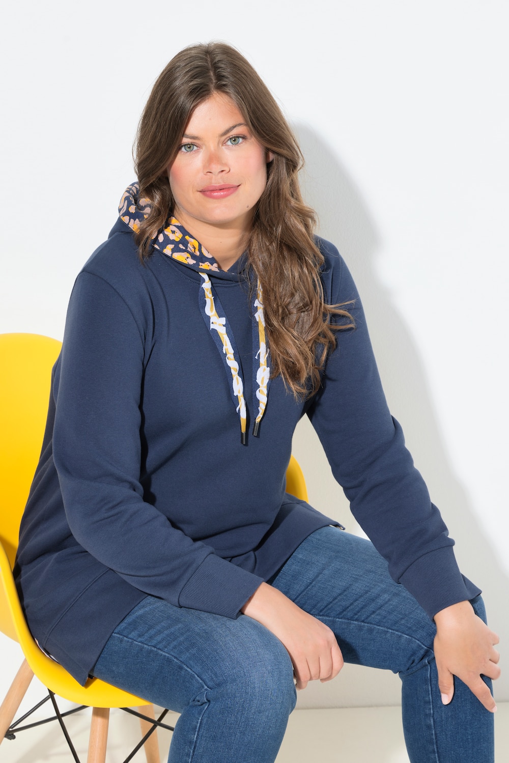 Lang genser/sweatshirt, hette, lange ermer, OEKO-TEX