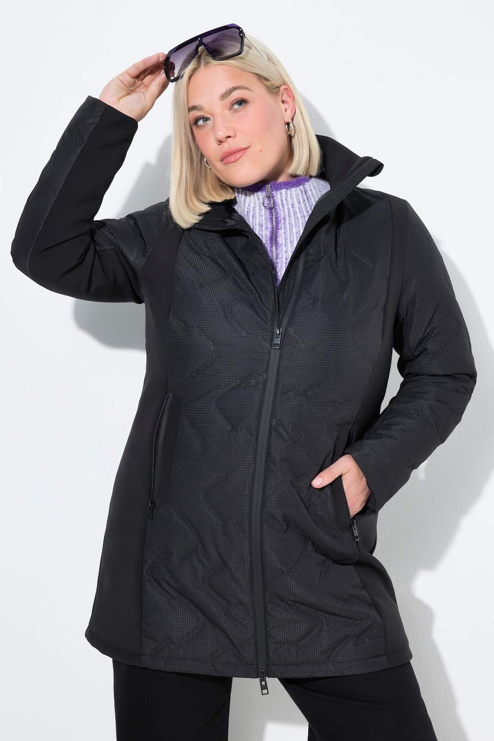 HYPRAR Laserstepp-Jacke, Softshell-Einsätze, Kapuze