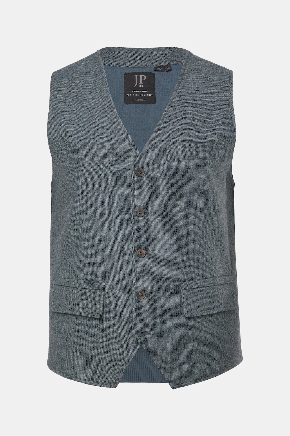JP1880 Weste, Tweed, FLEXNAMIC®, Strickrücken, bis 7 XL