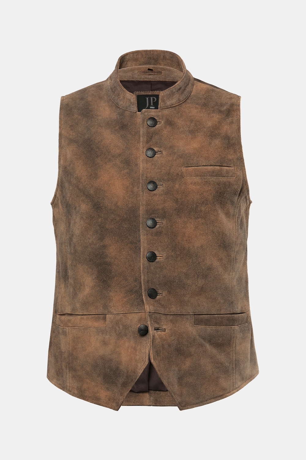 JP1880 Leder-Weste, Tracht, Rindleder, bis 72