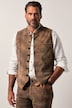 JP1880 leren vest, traditioneel kostuum, runderleer, tot maat 72