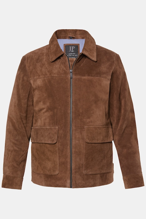 JP1880 Lederjacke, Leder, echtes Rindleder, Pattentaschen, bis 7 XL