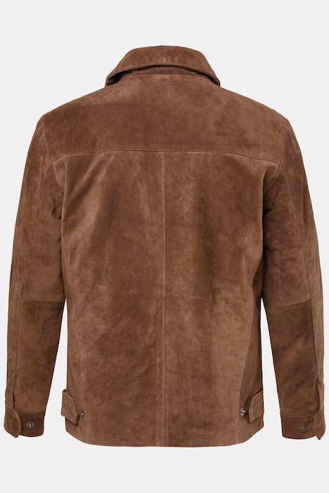 JP1880 Lederjacke, Leder, echtes Rindleder, Pattentaschen, bis 7 XL