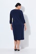 Sweatkleid, V-Ausschnitt, 3/4-Arm, Modalmix