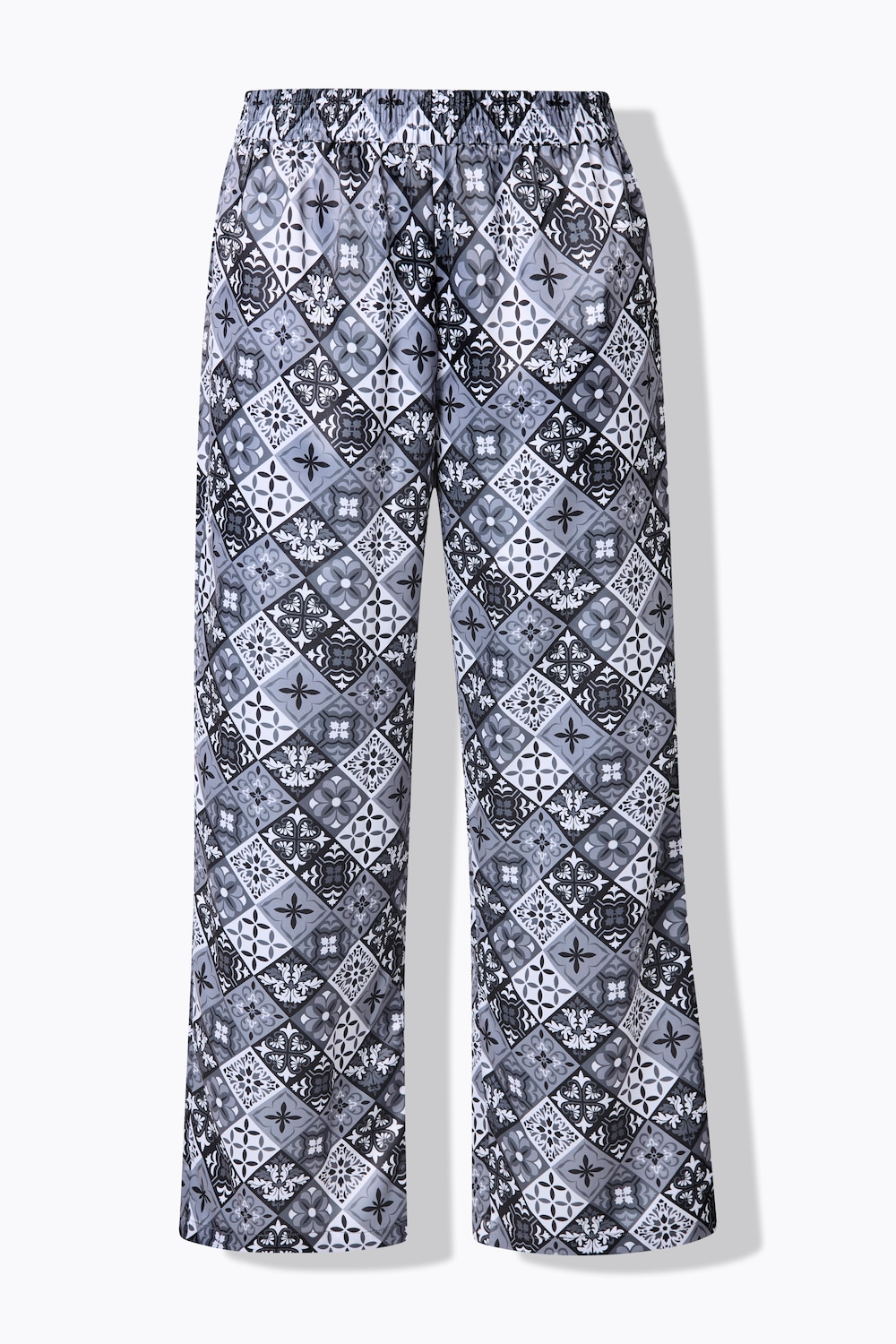 Stora storlekar Byxa, Dam, vit, storlek: 42, Polyester, Angel of Style