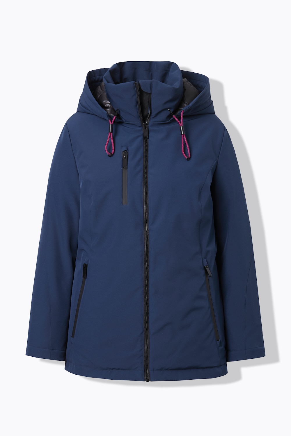 Stora storlekar HYPRAR Funktionsjacka, Dam, blå, storlek: 50/52, Polyester, Ulla Popken