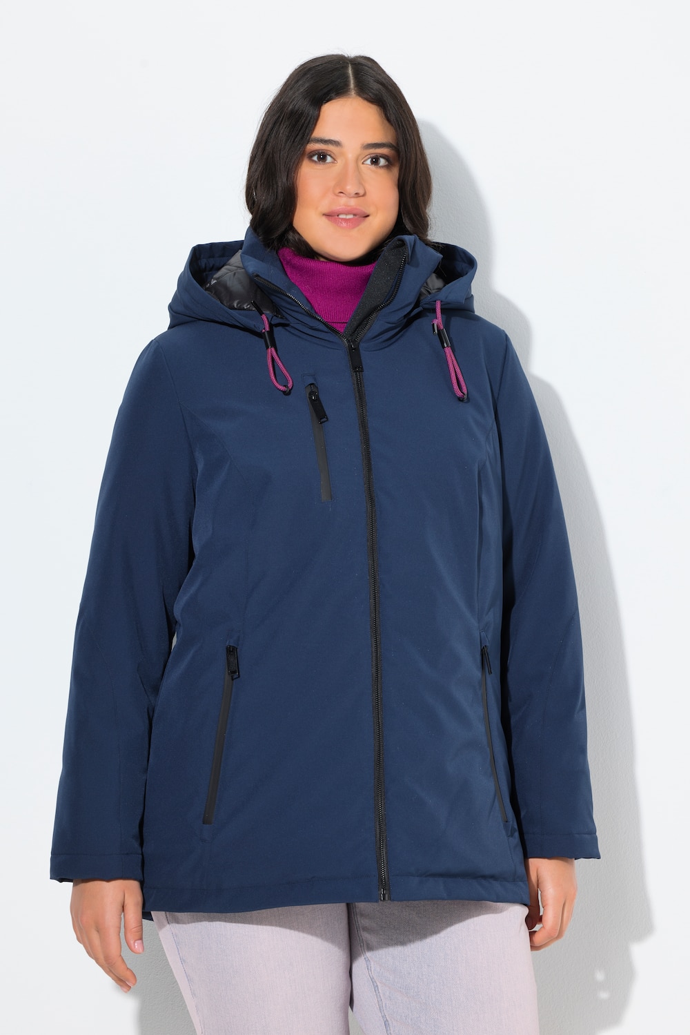Thumbnail - Große Größen HYPRAR Funktionsjacke, Damen, blau, Größe: 46/48, Polyester, Ulla Popken