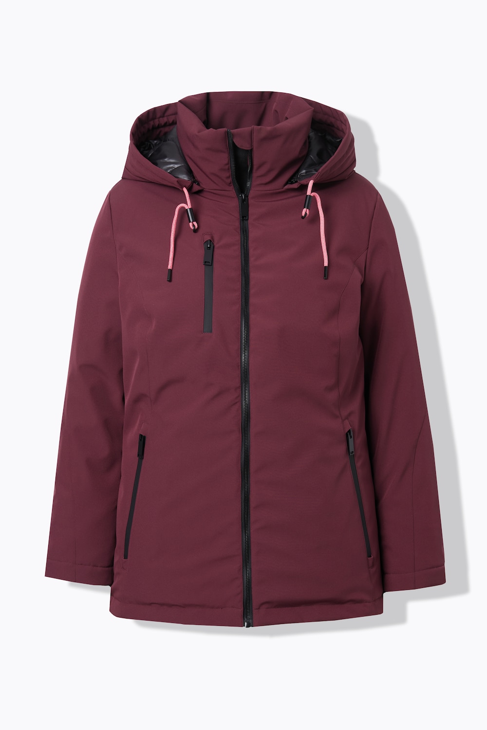 Stora storlekar HYPRAR Funktionsjacka, Dam, röd, storlek: 50/52, Polyester, Ulla Popken
