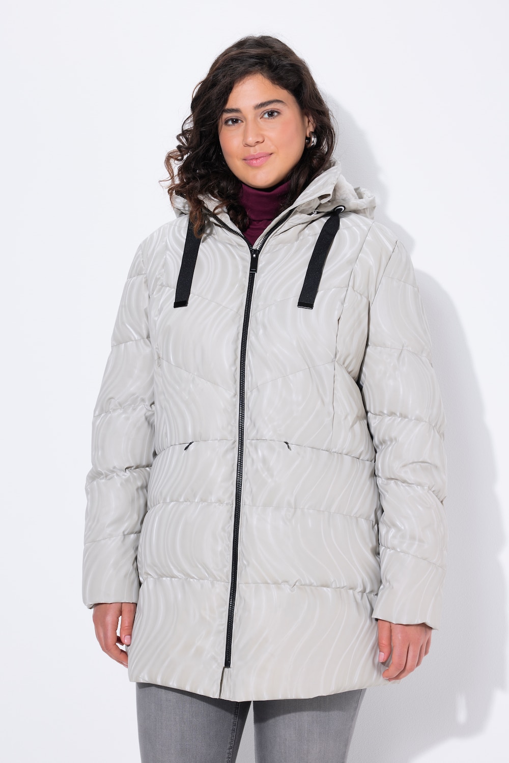 Große Größen HYPRAR Funktions-Steppjacke, Damen, beige, Größe: 62/64, Polyester/Synthetische Fasern, Ulla Popken