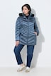 HYPRAR Steppjacke, Lederoptik-Piping, 2-Wege-Zipper