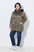 HYPRAR Steppjacke, Lederoptik-Piping, 2-Wege-Zipper