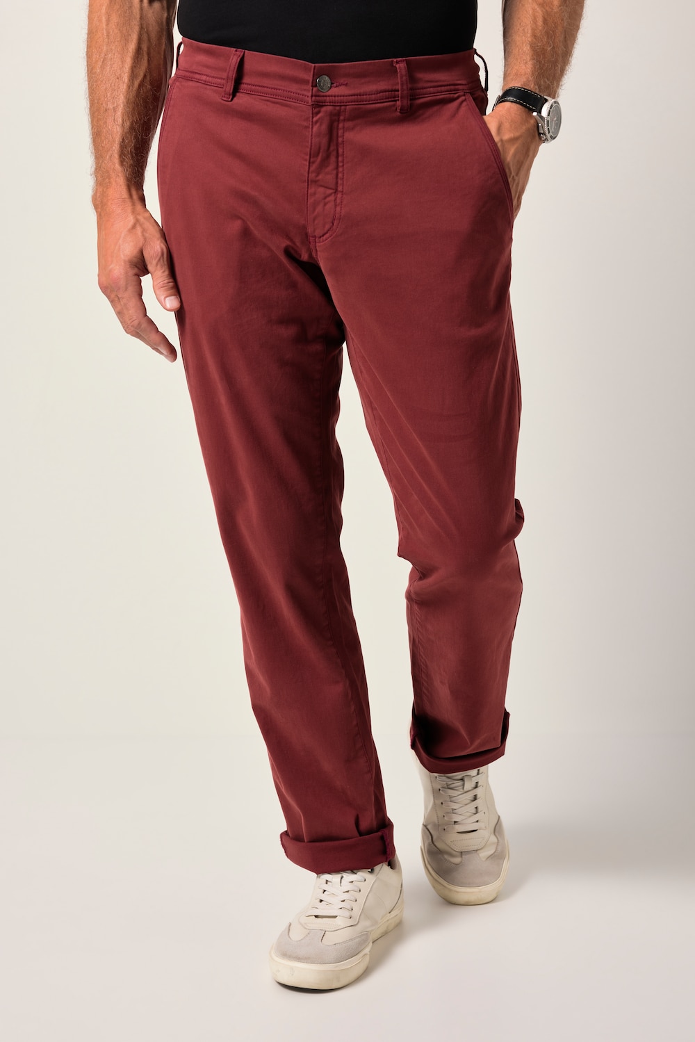 Boston Park Chino Hose FLEXLASTIC® Bauchfit, Regular Fit, bis 72