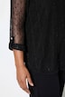 Bluse, Regular Fit, doppellagig, Netz mit Pailletten
