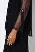 Bluse, Regular Fit, doppellagig, Netz mit Pailletten