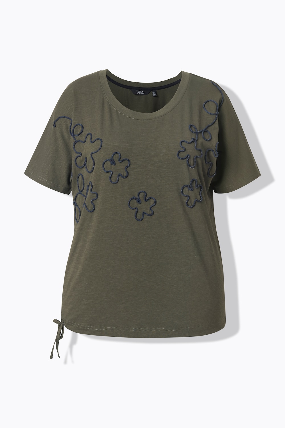 Stora storlekar T-shirt, Dam, brun, storlek: 54/56, Bomull, Ulla Popken