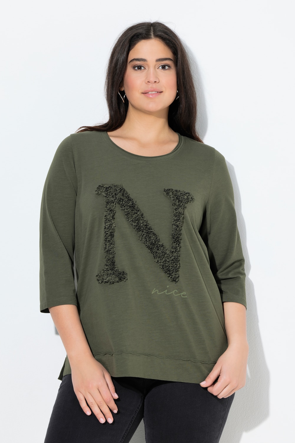 Große Größen Shirt, Damen, braun, Größe: 46/48, Baumwolle, Ulla Popken