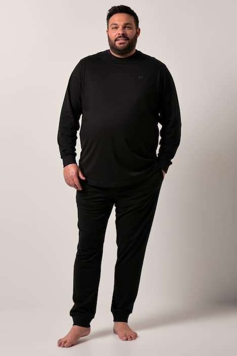 Men+ Schlafanzug, Zweiteiler, Jersey, Langarm, bis 8 XL