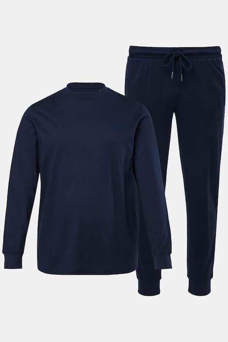 Men+ pyjama, tweedelig, jersey, lange mouwen, tot 8XL