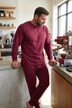 Pyjamas, tvådelad, jersey, lång ärm, upp till 8XL