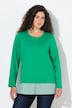 Sweater, Blusensaum, Rundhals, Langarm