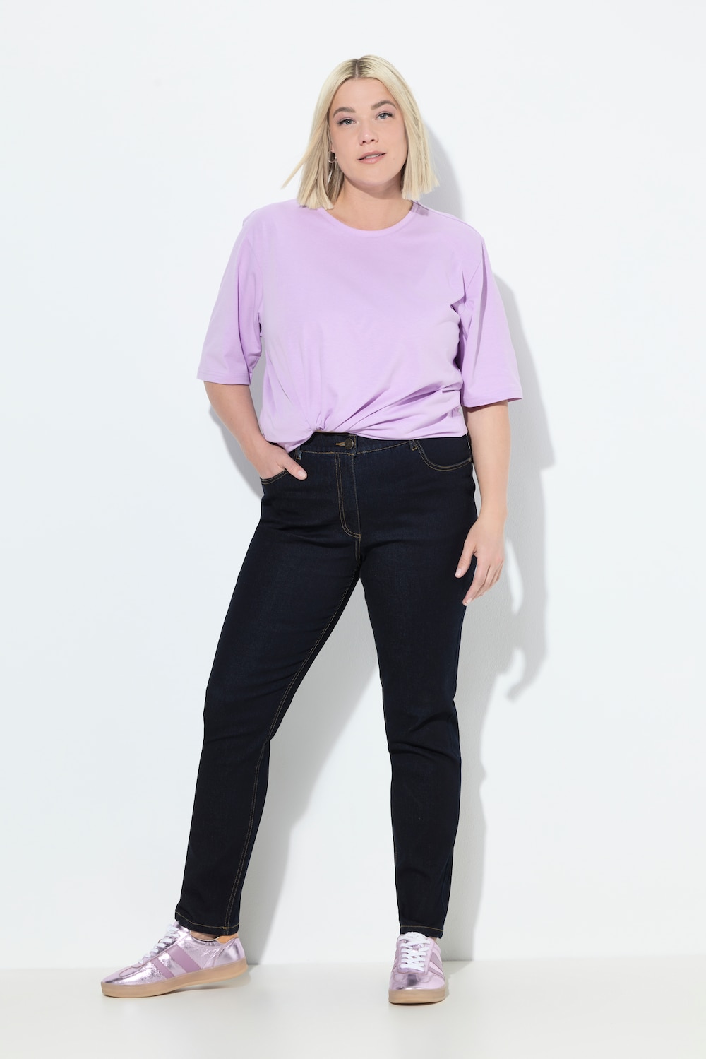 Jeans Mia, Stretchdenim, Komfortbund