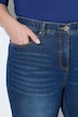 Mom jeans, 5-pocketbroek, comfortabele tailleband, stretchdenim