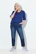 Mom jeans, 5-pocketbroek, comfortabele tailleband, stretchdenim