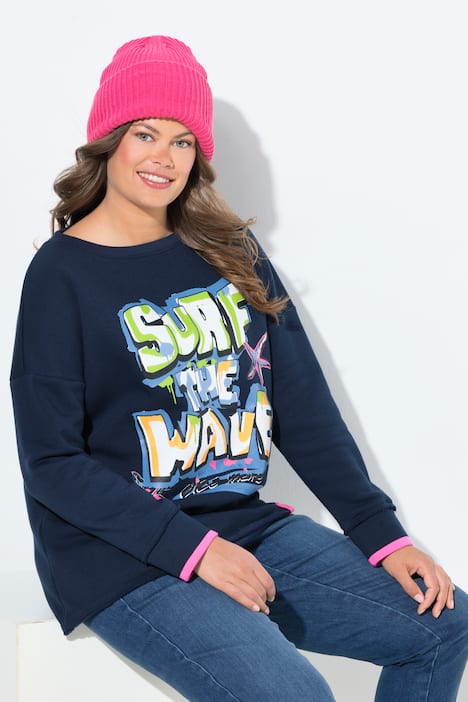 Sweatshirt, Langarm, Rundhalsausschnitt