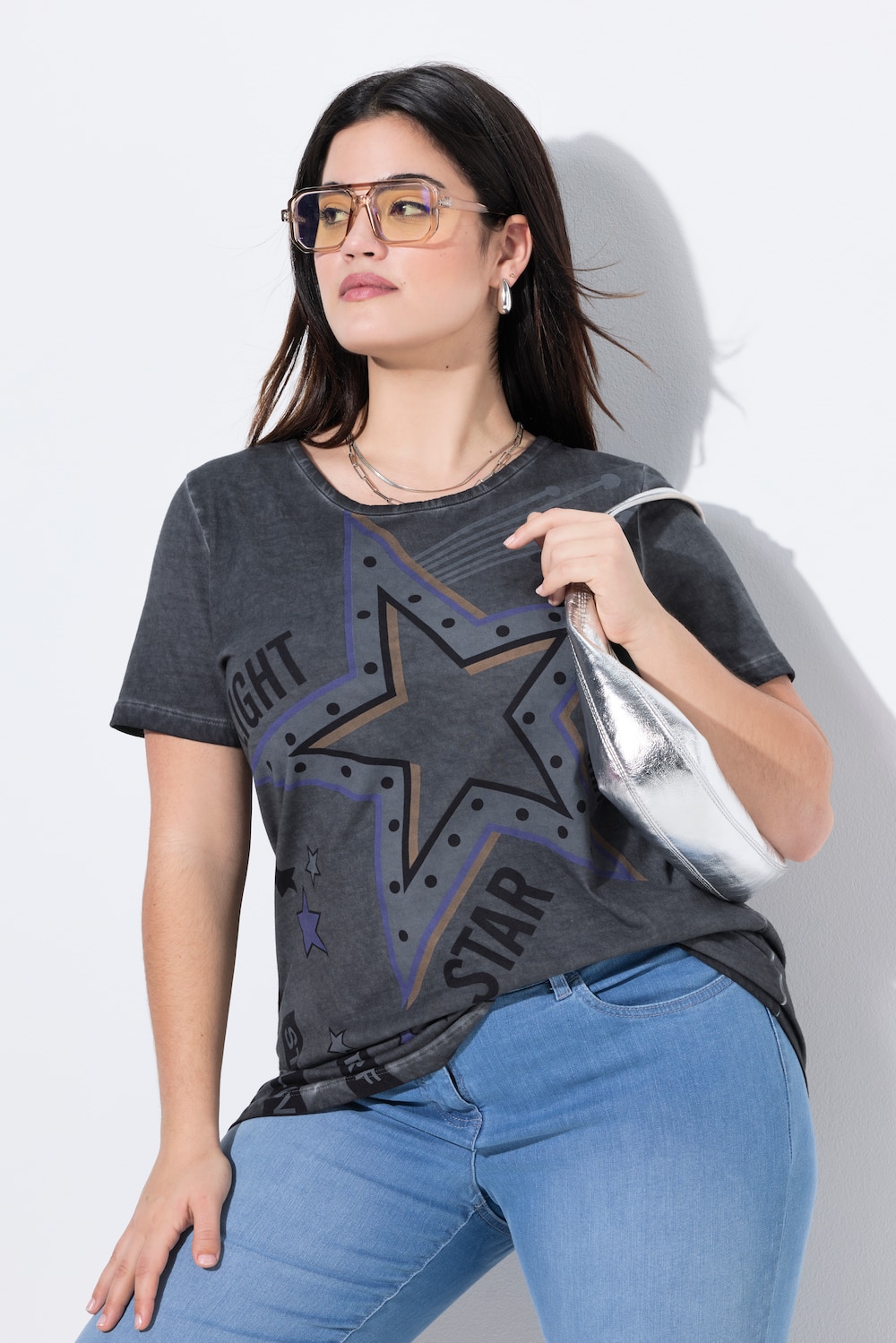 T-shirt, regular fit, sterprint