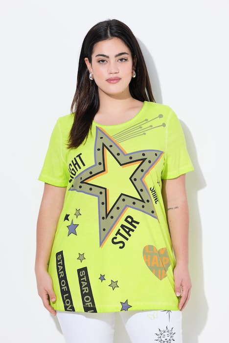 T-shirt, regular fit, sterprint