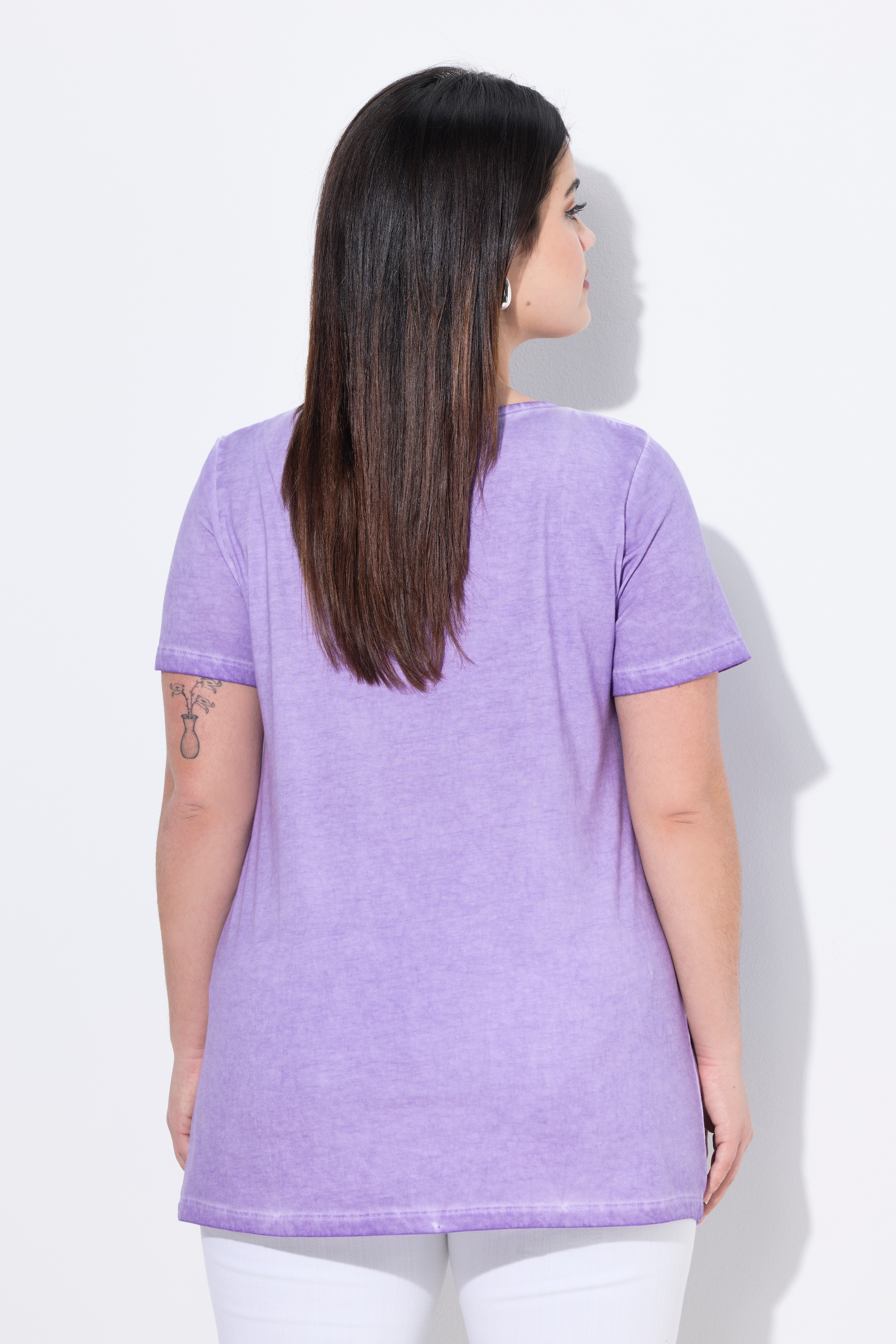 Angel of Style Damen große Größen T Shirt Regular Fit Stern Druck 842131