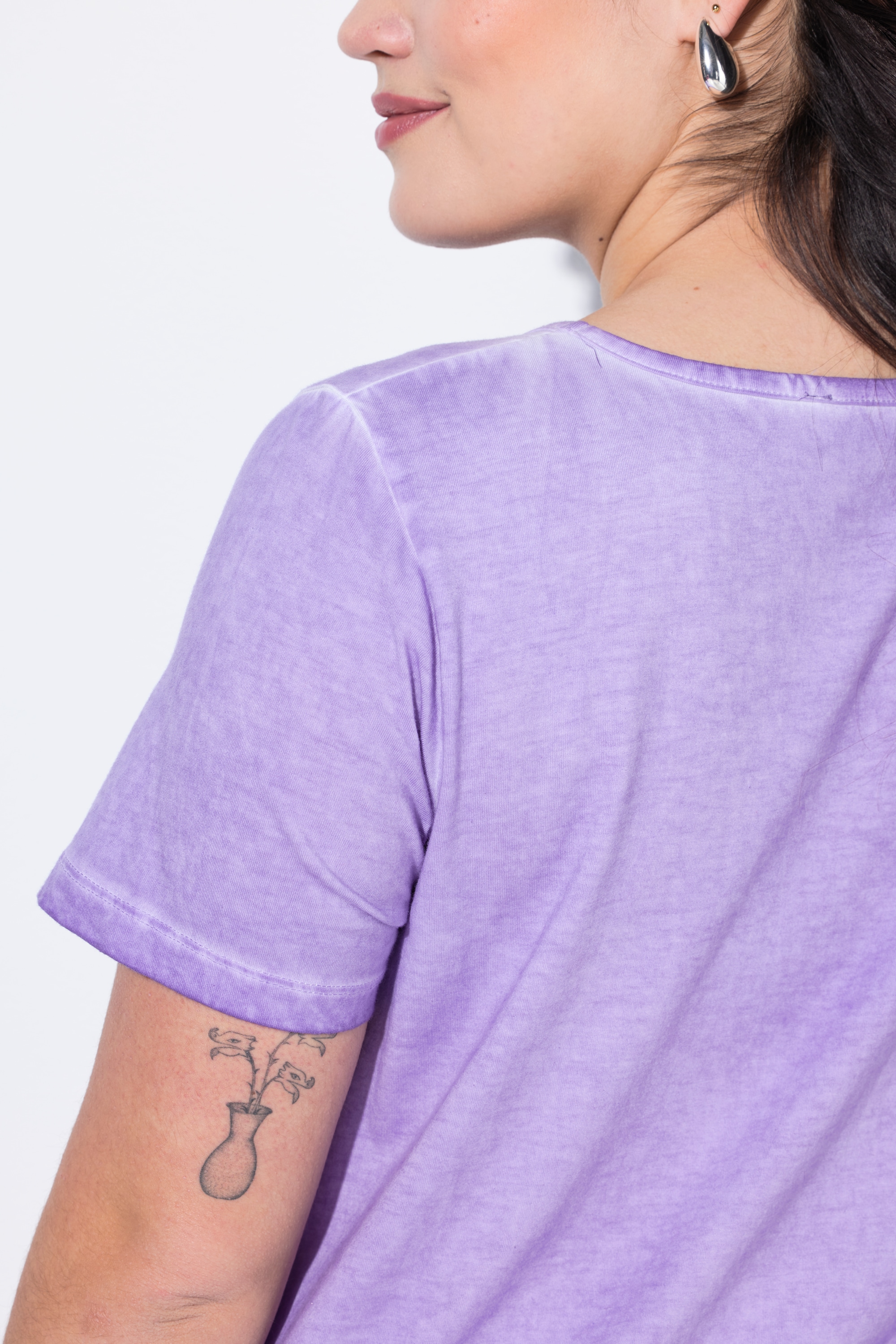 Angel of Style Damen große Größen T Shirt Regular Fit Stern Druck 842131