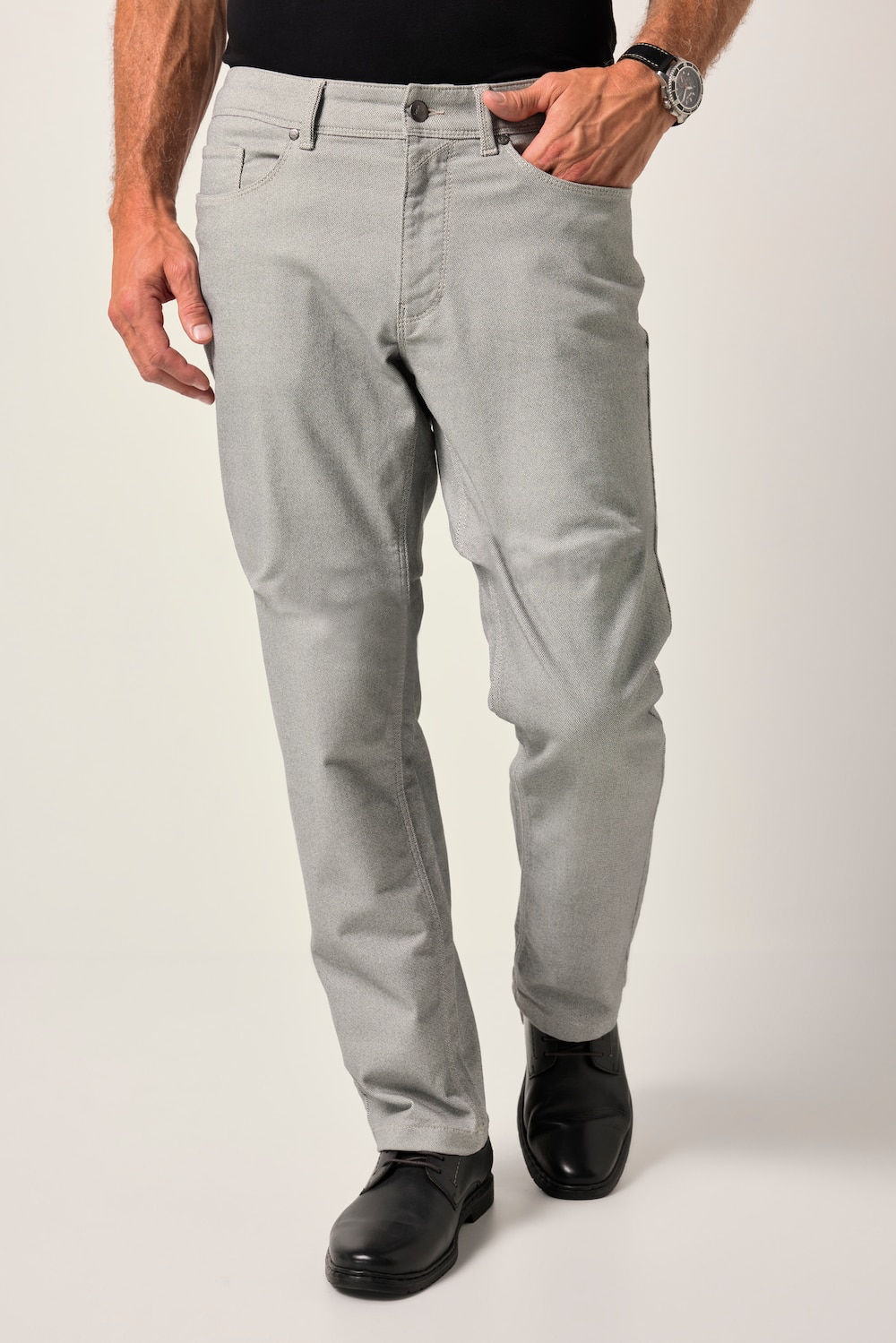 Boston Park Jeans, FLEXLASTIC® Bauchfit, Regular Fit, Struktur, Regular Fit, bis 36/72