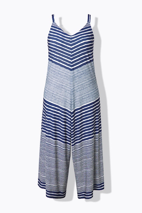 Jumpsuit, A-Line, Streifen