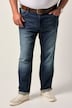 Men+ Jeans Bauchfit, tapered Loose Fit, Elastikbund, 5-Pocket, bis 72