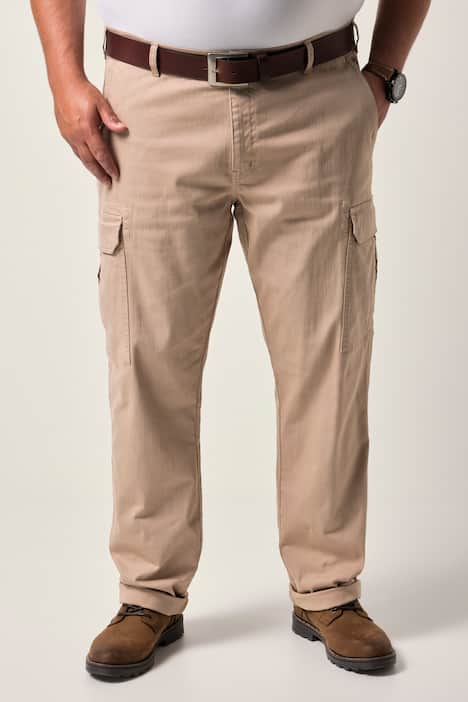 Men+ Cargojeans Bauchfit, Straight Fit, Colordenim, bis 72