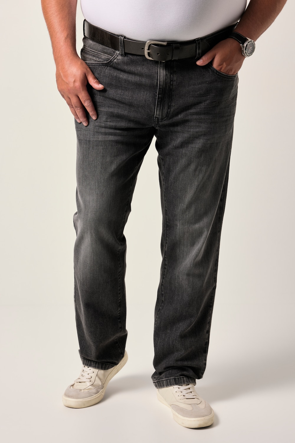 Men+ Jeans, Regular Fit, 5-Pocket, bis 72/36