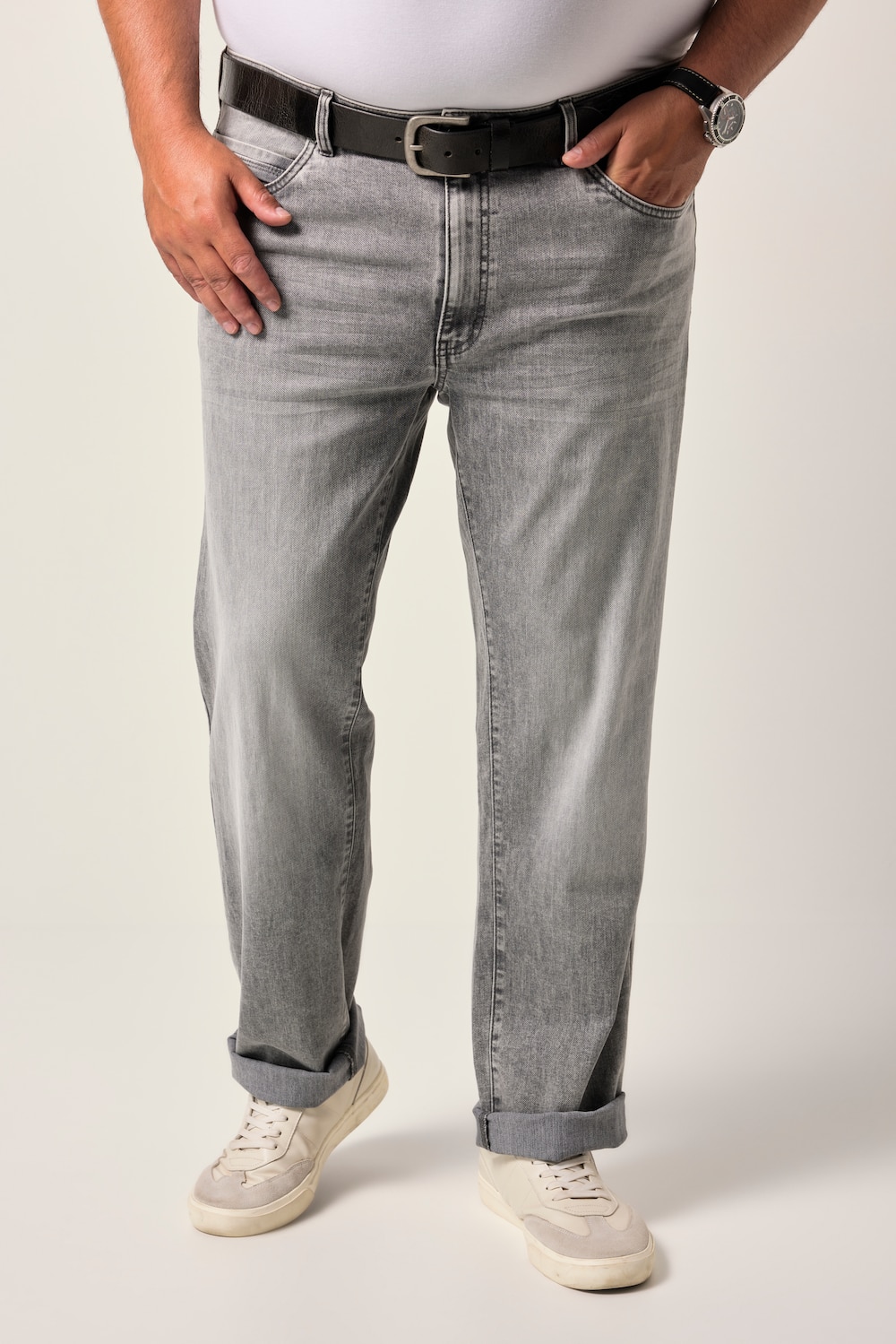 Men+ Jeans, Regular Fit, 5-Pocket, bis 72/36