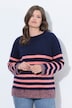 Ringel-Strickpullover, Rundhalsausschnitt,Langarm
