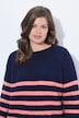 Ringel-Strickpullover, Rundhalsausschnitt,Langarm