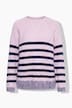 Ringel-Strickpullover, Rundhalsausschnitt,Langarm