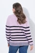 Ringel-Strickpullover, Rundhalsausschnitt,Langarm