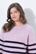 Ringel-Strickpullover, Rundhalsausschnitt,Langarm